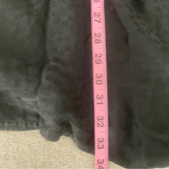 The Kooples Rent The Runway Black Floral Print Silk Dress Size 2 - Picture 9 of 10